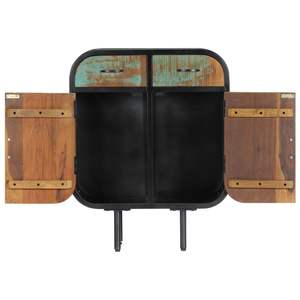 Buffet en bois de récupération massif 23.6 \ "x 11.8 \" x 29.5 \ "-Élégant buffet en bois de récupération massif 29.5 \" x 29.5 \" - Product Image 5