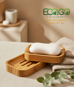 Bamboo Naturals Eco-Friendly Modern Bamboo Soap Dish 100% Sustainable Material Odor Resistant Stylish for Bathroom Use 5 Year - Product Image 3