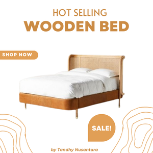 Producto de alta calidad, cama Queen y King Size para muebles de dormitorio, cama de madera Natural súper cómoda - Product Image 6