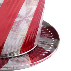 Vela de hojalata de metal con diseño de bastón de caramelo personalizado a bajo precio para restaurante, Hotel, hogar, decoración navideña - Product Image 2
