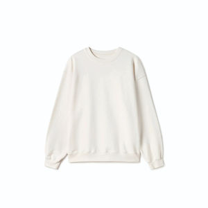 Sweat-shirt en molleton épais pour femme, doublure intérieure, col rond oversize, pull doux et chaud, vêtements décontractés d'hiver, sur mesure - Product Image 1