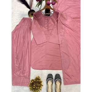 Conjunto de ropa de fiesta para mujer de diseñador con parte inferior superior y ropa elegante para mujer Dupatta elegante - Product Image 2