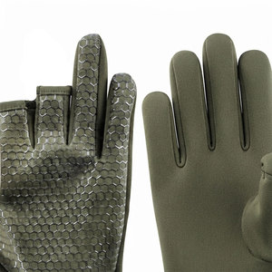 Gants de pêche demi-doigts avec coutures renforcées, construction flexible, ajustement sûr pour la navigation de plaisance et les activités nautiques, gants OEM - Product Image 3