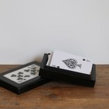 Élégant étui à cartes en résine, boîte de rangement décorative pour cartes, étui noir pour cartes avec motif de jeu de cartes, boîte de rangement - Product Image 5