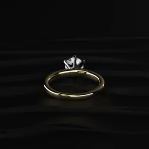 High Quality 1 Ct Round Diamond Solitaire Engagement <b>Ring</b> for Women with SGL Certified VVS-VS Clarity From <b>Indian</b> Supplier - Product Image 4