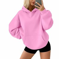 Sweat-shirt à capuche en molleton surdimensionné personnalisé pour femmes, pull en coton long, sweat-shirt streetwear grande taille avec service OEM, nouveau design