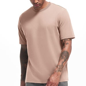 Camisetas de algodón 100% de manga corta al por mayor para hombre, ropa casual, camisetas con cuello redondo, camisetas personalizadas con estampado, tallas grandes - Product Image 6