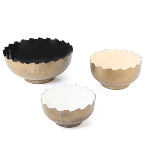 Cuenco de Servir Tradicional de Aluminio Personalizable para Ocasiones Festivas, que Realza la Experiencia Gastronómica Cultural con Elegancia Metálica - Product Image 1