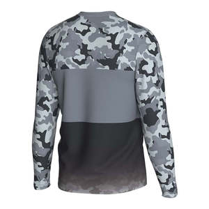 Camisa de Pesca de Manga Larga para Hombre con Protección Solar UPF 50, Secado Rápido, Transpirable, Sublimada, de Poliéster - Product Image 3