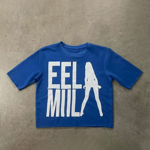 เสื้อยืดผู้ชายไซส์ใหญ่คุณภาพสูง พิมพ์ลายตามสั่ง MOQ ต่ำ ระบายอากาศได้ดี ผลิตจากโรงงาน คอกลม มีจำหน่าย - Product Image 4