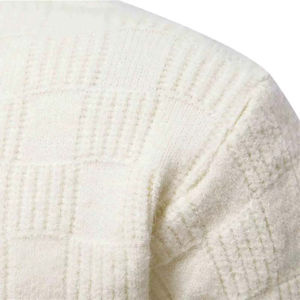 Sustainable Organic <b>Men's</b> Knitted <b>Turtleneck</b> <b>Sweater</b> Full Sleeve Solid Color Winter Wear Pullover Style - Product Image 2
