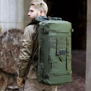 Coyote Tan Tactical <b>Backpack</b> Heavy Duty tactical Style Rucksack Water Resistant Convertible Travel Duffel - Product Image 5