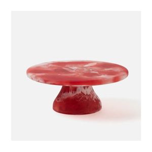 Soporte Redondo para Pastel Hecho a Mano con Resina Ecológica Irregular, con Brillo Dorado y Patas de Horquilla, Apto para Lavavajillas - Product Image 2