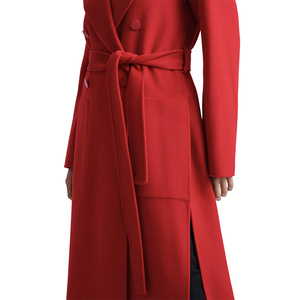 Manteau long en cachemire et laine double face pour femme, coupe oversize, chaud et tendance pour l'hiver - Product Image 5