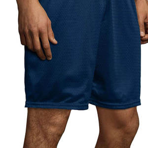 Shorts de jogging en mesh pour hommes, sublimation personnalisée, 100% polyester, taille élastique, style streetwear. - Product Image 5