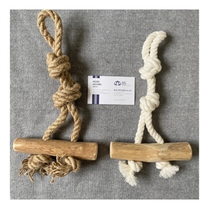 Juguete para Perros de Madera de Café de Primera Calidad, Sostenible, para Limpiar los Dientes y Estimular la Actividad, Material Sólido y Duradero para Cachorros Excitados - Product Image 1