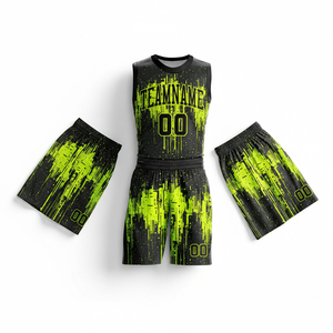 Nouveaux uniformes de basket-ball personnalisés tendance en ligne avec nom d'équipe imprimé, manches courtes, 100% polyester, protection UV, vente flash, meilleur prix - Product Image 6