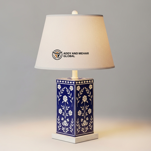 Modern Bone Inlay <b>Table</b> <b>Lantern</b> Aesthetic Floral Inlay Ginger Jar Light High-End Handicraft Decorative Accent <b>Lamp</b> with Custom - Product Image 1