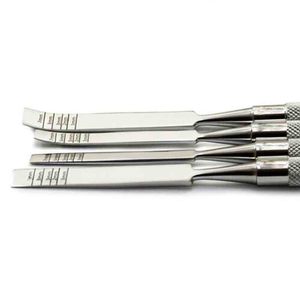 Astrin – Set d'instruments chirurgicaux pour greffe osseuse : Osteotomes dentaires, burins d'expansion osseuse et marteau de 2,17 cm - Product Image 2