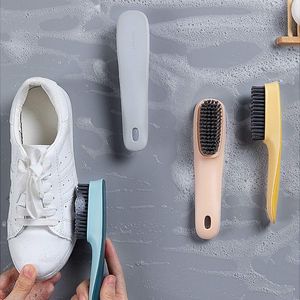 Small Household Gray Cleaning Brush Soft Bristle <b>Scrub</b> for Laundry for <b>Clothes</b> Shoes Underwear Fabric - Product Image 2