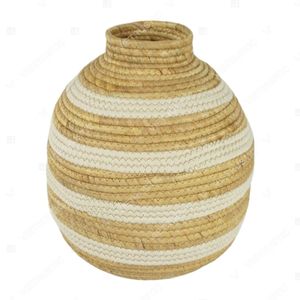 Jarrón de algodón con decoración floral vintage Vietrustic, soporte para jazmín de agua, para crear una atmósfera natural. - Product Image 2