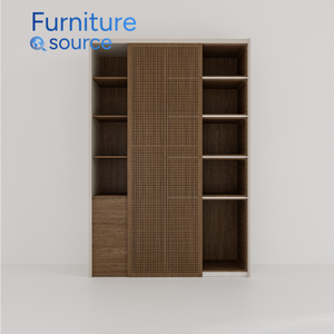 Armario de madera de alta calidad de estilo moderno, muebles de almacenamiento compacto directo de fábrica de Vietnam para dormitorio, apartamento, uso en hoteles - Product Image 2