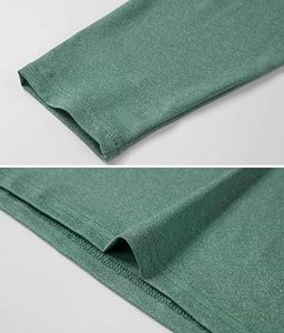 Chemises de sport à manches longues pour hommes, sweat-shirt à demi-zip, hauts de fitness pour le jogging, respirants, compressifs, pour la course à pied - Product Image 4