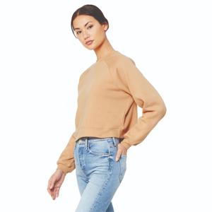 2025 llegada de verano nueva elegante mujer 100% algodón polar Crop Top sudaderas con capucha ligero de longitud corta con logotipo frontal precio barato - Product Image 2