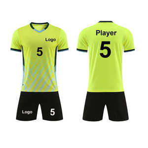 Maillot de football vierge de qualité pour transfert thermique, à manches courtes, pour entraînement de club de football, ensembles d'uniformes de football personnalisables - Product Image 4
