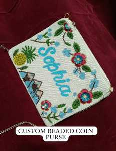 Pochette perlée faite à la main, sac à main de créateur abordable pour femme, idéal pour les mariages, soirées et festivals - Product Image 5