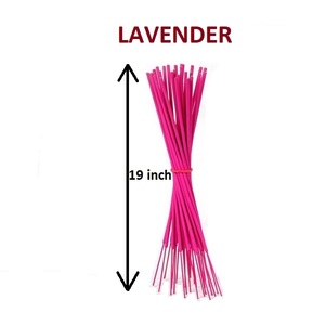Bâtons d'encens de 19 pouces Bâtons d'encens de lavande naturelle Approvisionnement en gros de la meilleure marque (rose) - Product Image 1