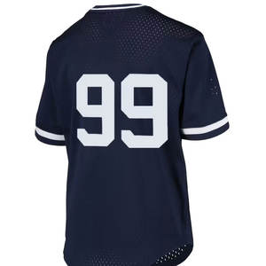 Maillot de baseball tendance en gros – Uniforme sportif personnalisé pour équipes et matchs, pour hommes, femmes, jeunes et garçons – Noir - Product Image 2