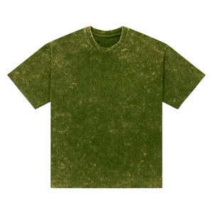Camiseta de hombre de corte holgado y hombros caídos, de peso pesado, nuevo diseño, oversize, corta, con pedrería, estilo boxy - Product Image 1