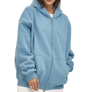 Sudadera con Capucha Extra Grande para Mujer, Forrada 100% Poliéster, Tejido Transpirable, Logotipo Frontal Estampado, Corte Regular - Product Image 2