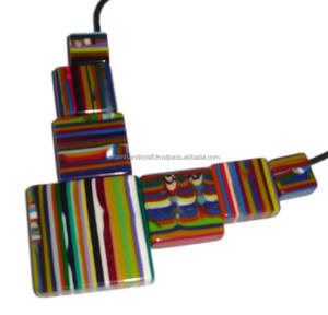 Collier personnalisé de belles perles de résine d'ange polies pour les femmes accessoire de mode de luxe fabriqué à la main de meilleure qualité - Product Image 1