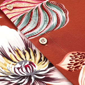 Camisa Hawaiana de Lino con Estampado Floral para Hombre, Camisa de Playa, Verano, Botones, Manga Corta, Vacaciones Tropicales, Aloha - Product Image 3