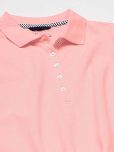 Polo pour femme de bonne qualité, nouveau, à séchage rapide, manches courtes, rose clair, pour le badminton, vente en gros de polos et t-shirts pour femmes - Product Image 2