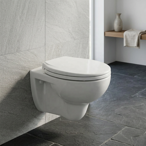 Matte Grey Rimless Wall Hung Toilet <b>Ceramic</b> WC Bowl European Style Wall Mounted <b>Pan</b> For Villa Hotel Bathroom - Product Image 6