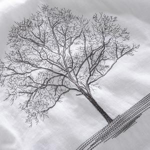 Nueva camiseta blanca con bordado de árbol para hombre, camiseta minimalista con gráfico de naturaleza, camiseta de manga corta de algodón transpirable para verano, ropa de calle - Product Image 3