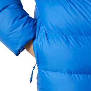 Wholesale Men's Puffer Jackets Zipper up Black and Blue Color Winter Puffer Jacket With Customized Design OEM Service - Product Image 6