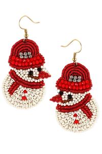 Pendientes de Cangrejo Rojo con Diseño Magnífico, Hechos a Mano con Cuentas y Bordados, Joyería para Niñas de la India - Product Image 5