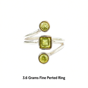 3.6 Grams Fine <b>Peridot</b> <b>Ring</b> - Product Image 2