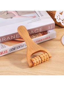Rodillo de Masaje Corporal de Madera Natural para Drenaje Linfático y Relajación Muscular, Artesanía en Madera - Product Image 6