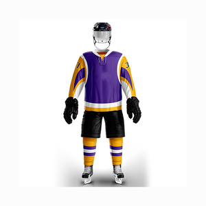 Uniforme de Hockey sobre Hielo para Equipo, Personalizado de Alta Calidad, Color Personalizado, Manga Corta, Impreso, 100% Poliéster, para Venta en Línea - Product Image 6