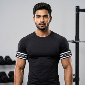 Blood Flow Restriction Bands (BFR) Elastic Buckle 60cm Polyester Fabric High Performance Durable for Arm Leg Glutes <b>Exercise</b> - Product Image 3