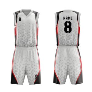 Ensemble de maillot de basket-ball KhumBro blanc et vert 46, en maille sublimée, unisexe, adulte, sans manches, col en V, uniforme d'équipe - Product Image 5
