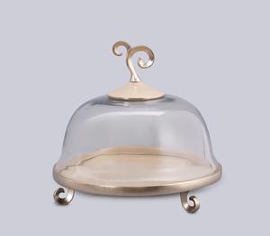 Support à gâteau avec couvercle, cloche à gâteau en verre, plateau à gâteau couvert - Product Image 5