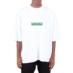 เสื้อยืดแขนสั้นไซส์ใหญ่พิเศษ คุณภาพสูง สำหรับผู้ชาย ผ้าฝ้าย 100% หนานุ่ม พิมพ์ลายได้ - Product Image 3