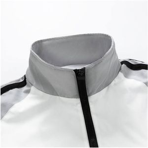 High-Quality <b>Men</b> Windbreaker <b>Jacket</b> Lightweight, Breathable, and Waterproof Tracksuit <b>for</b> Outdoor and Casual Wear - Product Image 4