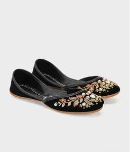 Chaussures pour femmes, chaussures traditionnelles pakistanaises faites à la main, Khussa Punjabi Jutti, sandales ethniques, Multani Khussa Chappal - Product Image 5